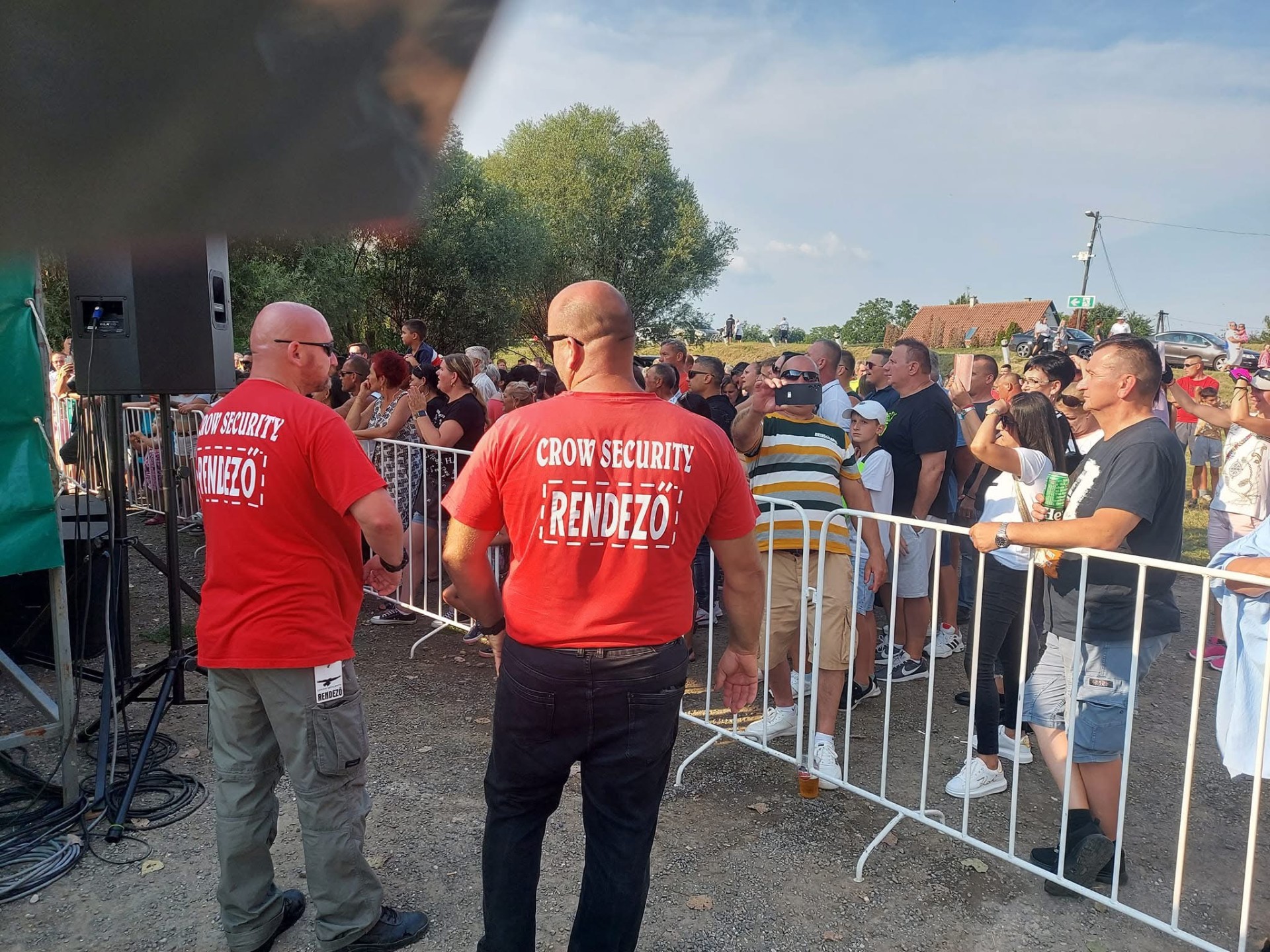 Crow Security rendezők nappali rendezvényen